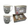 Komplet dwóch kubków Carmani 450ml - V. van Gogh, Kwitnąca jabłoń - 2