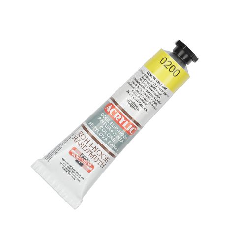 Farba Akrylowa Koh-i-Noor, 40 ml, 0200 Lemon Yellow