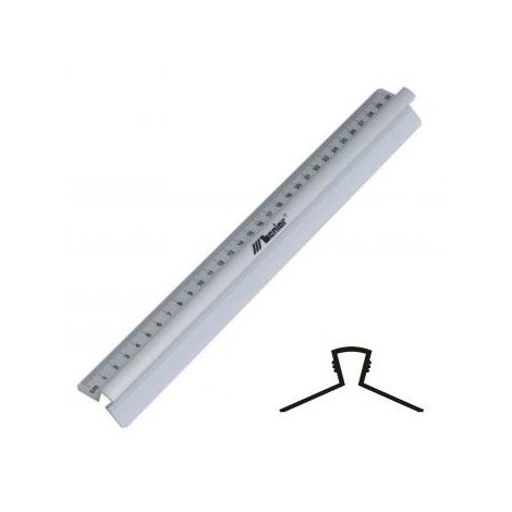 Linijka Leniar z uchwytem aluminiowa 30cm