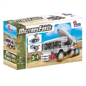 Klocki konstrukcyjne Alleblox Militarne 3w1