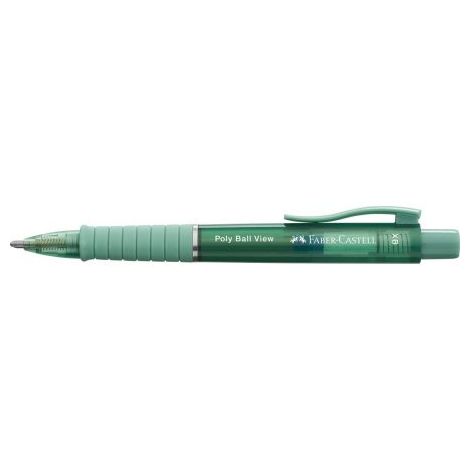 Długopis Faber-Castell Poly Ball View, zielony, XB