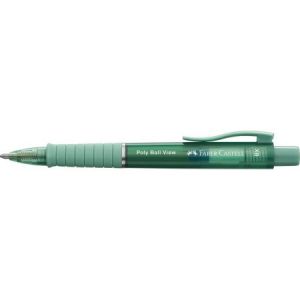 Długopis Faber-Castell Poly Ball View, zielony, XB