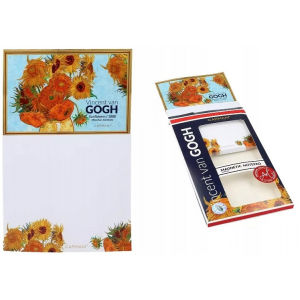 Notes magnetyczny Carmani V. van Gogh - Słoneczniki duży, 50 kartek