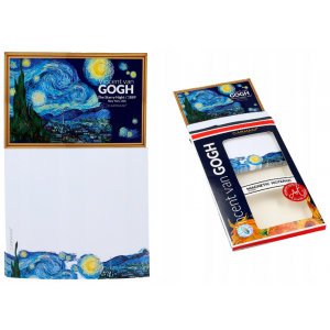 Notes magnetyczny Carmani V. van Gogh - Gwiaździsta Noc duży, 50 kartek
