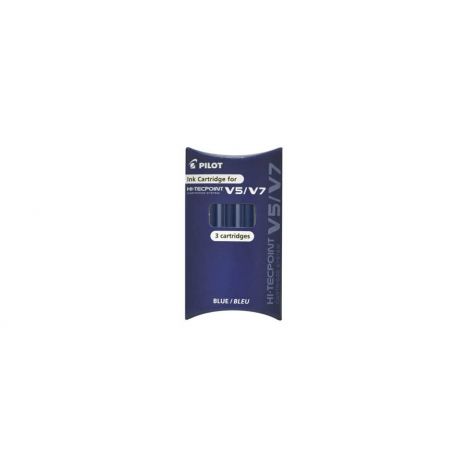 Naboje do cienkopisu Pilot V5 Cartridge System 3 szt. niebieski