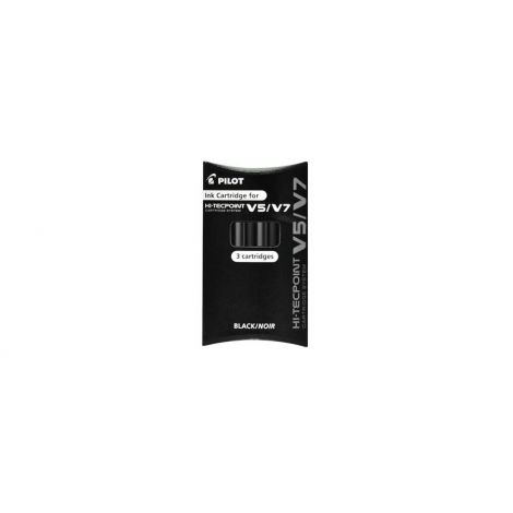 Naboje do cienkopisu Pilot V5 Cartridge System 3 szt. czarny