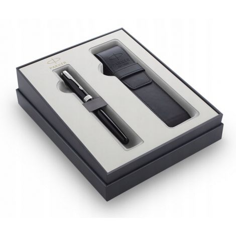 Zestaw Parker Sonnet Black CT, Pióro wieczne + Etui na długopisy