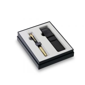 Zestaw Parker Urban Black GT, Długopis + Etui na długopis