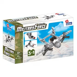Klocki konstrukcyjne Alleblox Militarne 3w1