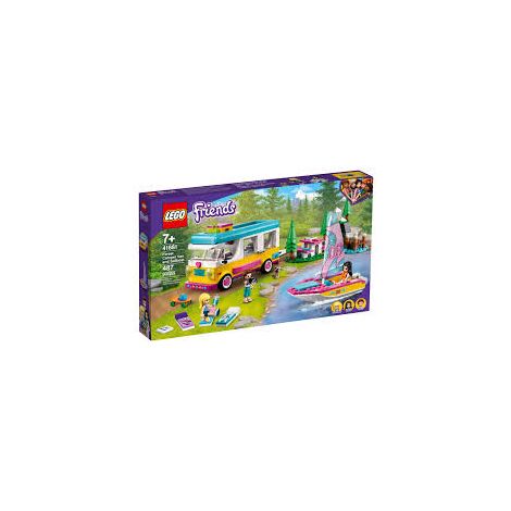 LEGO Friends 41681 Leśny mikrobus kempingowy i żaglówka