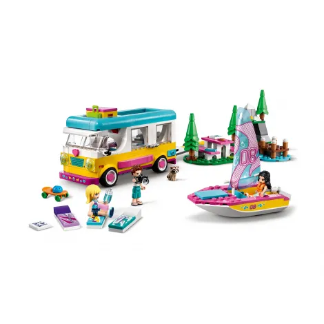 LEGO Friends 41681 Leśny mikrobus kempingowy i żaglówka - 2