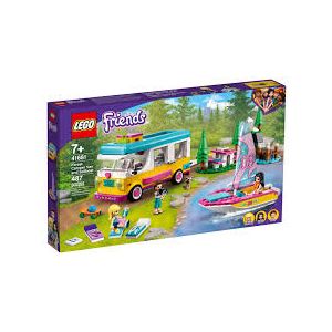 LEGO Friends 41681 Leśny mikrobus kempingowy i żaglówka