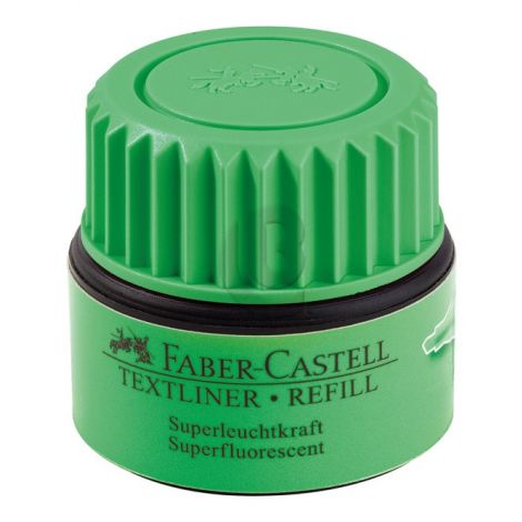 Tusz do napełniania zakreślacza Faber-Castell, Zielony 30ml