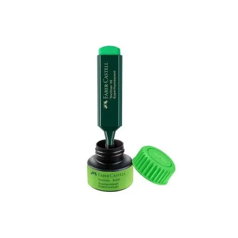 Tusz do napełniania zakreślacza Faber-Castell, Zielony 30ml - 2
