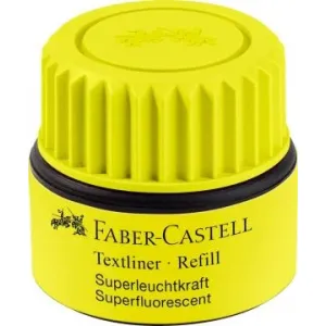 Tusz do napełniania zakreślacza Faber-Castell, Żółty 30ml