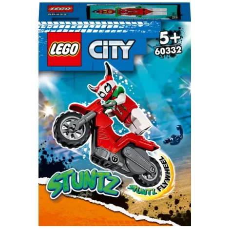 LEGO City 60332 Motocykl kaskaderski brawurowego skorpiona