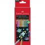 Kredki ołówkowe Faber-Castell Metaliczne sześciokątne, 10 kolorów - 2