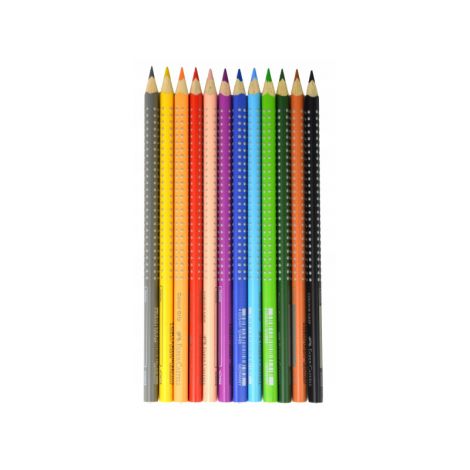 Kredki ołówkowe Faber-Castell Grip, 12 kolorów - 2