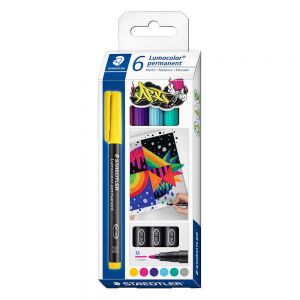 Foliopisy Staedtler Lumocolor Art, 1.0mm, 6 kolorów
