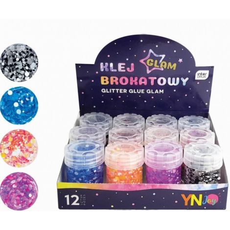 Klej brokatowy Interdruk Glam Confetti 20g