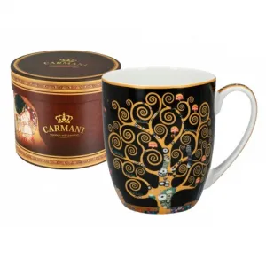 Kubek Carmani Camio 330ml - G. Klimt Drzewo Życia