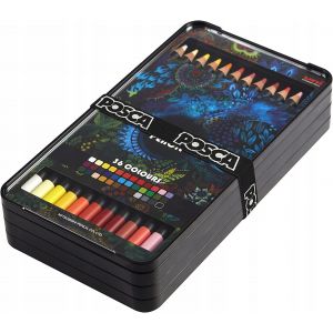 Kredki ołówkowe Posca Pastel, 36 kolorów