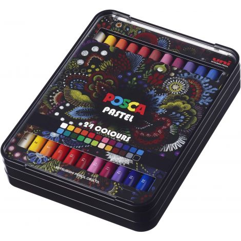 Pastele olejne Posca Pastel, 24 kolory