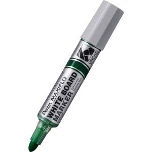 Marker suchościeralny do białych tablic Pentel MaxiFlo 3,0 - 3,3 mm Zielony