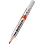 Marker suchościeralny do białych tablic Pentel MaxiFlo 1,1- 2,2 mm Czerwony - 2