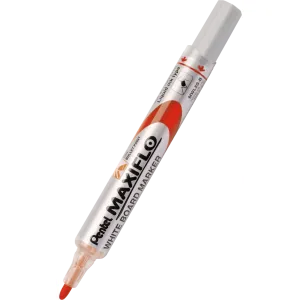 Marker suchościeralny do białych tablic Pentel MaxiFlo 1,1- 2,2 mm Czerwony