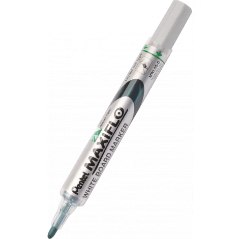 Marker suchościeralny do białych tablic Pentel MaxiFlo 1,1- 2,2 mm Zielony - 2