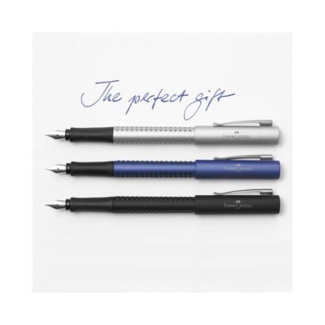 Pióro Wieczne Faber-Castell Grip 2011, Czarne F - 3