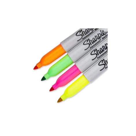 Markery permanentne Sharpie Fine, 4 kolory Neon - 2