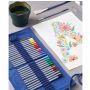 Kredki akwarelowe Faber-Castell Goldfaber, 27 kolorów + temperówka + ołówek, w piórniku rolowanym - 5