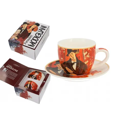 Filiżanka Carmani 250ml ze spodkiem - A. Modigliani, Mario Varvogli
