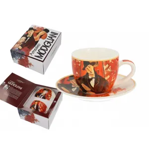 Filiżanka Carmani 250ml ze spodkiem - A. Modigliani, Mario Varvogli