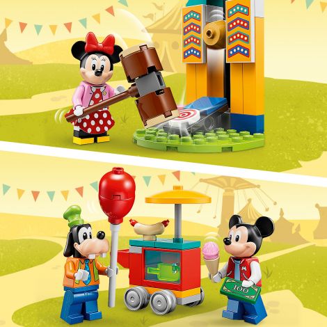 LEGO Disney 10778 Miki Minnie i Goofy w wesołym miasteczku - 3
