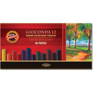 Pastele olejne Koh-i-Noor Gioconda, 12 kolorów