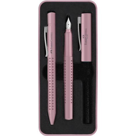 Zestaw Prezentowy Faber-Castell Grip 2010 Shadow Rose Pióro + Długopis