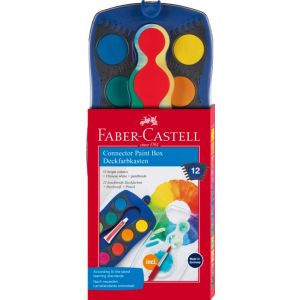 Farby akwarelowe Faber-Castell Connector, 12 kolorów