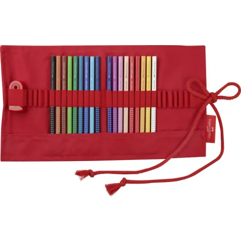 Kredki ołówkowe Faber-Castell Sleeve, 18 kolorów, w piórniku rolowanym - 2