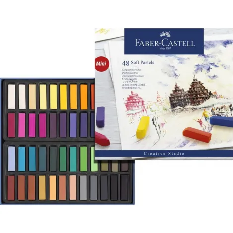 Pastele suche Faber-Castell Creative Studio Mini, 48 sztuk - 2