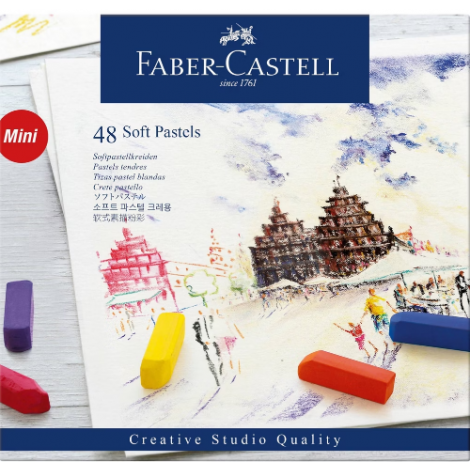 Pastele suche Faber-Castell Creative Studio Mini, 48 sztuk