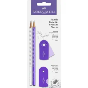 Zestaw szkolny Faber-Castell Sparkle Pearl, Fioletowy