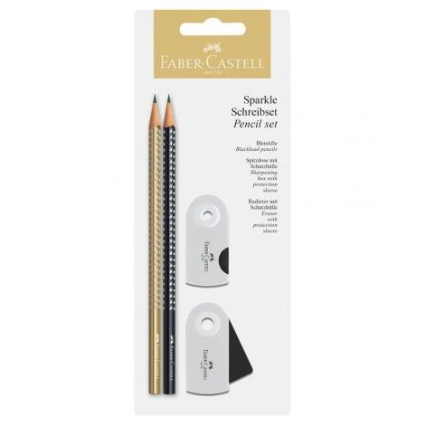 Zestaw szkolny Faber-Castell Sparkle Pearl, Złoty