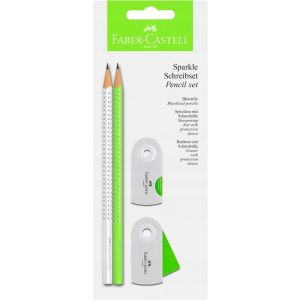 Zestaw szkolny Faber-Castell Sparkle Pearl, Zielony