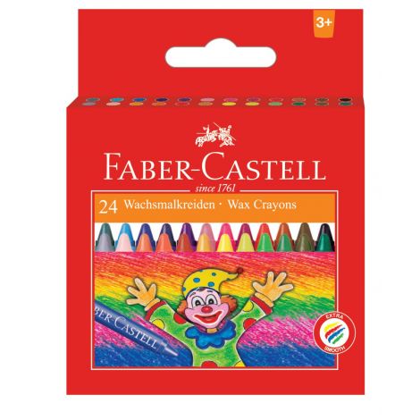 Kredki woskowe Faber-Castell 24 kolory