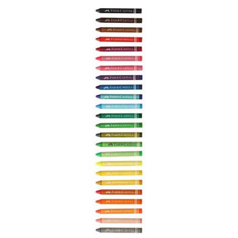 Kredki woskowe Faber-Castell 24 kolory - 2