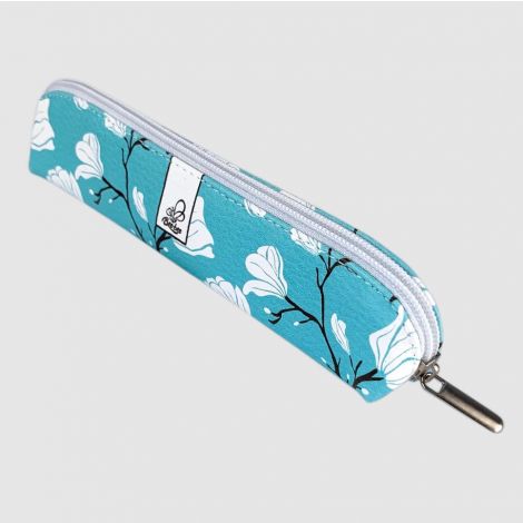 Piórnik saszetka mini Beebee ekoskóra Magnolie Blue - 2