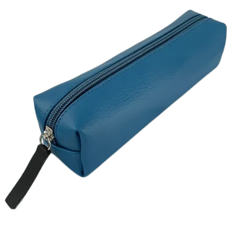 Piórnik saszetka prostokątny Beebee ekoskóra Denim Blue